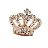 Maxbell Boho Victoria King Queen Crown Crystal Brooch Pin Gold Wedding Xmas
