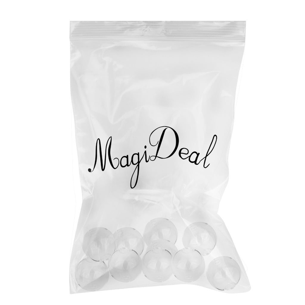 Maxbell Maxbell 10 Mini Globe Glass Bottle Dome Cover Necklace Pendants Craft Jewelry Making