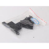 Maxbell 4x3Pcs Detachable Acrylic Earrings Jewelry Holder Display Stands Black