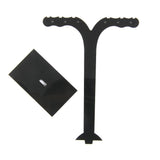 Maxbell 3x3Pcs Detachable Acrylic Earrings Jewelry Holder Display Stands Black