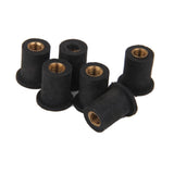 Maxbell 3x5mm Fairing Windscreen Screw Bolt Kit Windshield Mounting Nuts Black