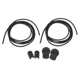 Maxbell Maxbell Elastic Sports Laces Lock Shoelaces Trainer Running Jogging Triathlon Black