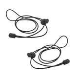 Maxbell Maxbell Elastic Sports Laces Lock Shoelaces Trainer Running Jogging Triathlon Black