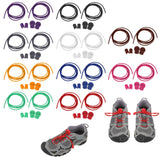 Maxbell Maxbell Elastic Sports Laces Lock Shoelaces Trainer Running Jogging Triathlon Black