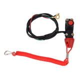 Maxbell 15xUniversal Engine Stop Kill Tether Switch Lanyard for ATV Racing Emergency