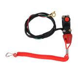Maxbell 15xUniversal Engine Stop Kill Tether Switch Lanyard for ATV Racing Emergency