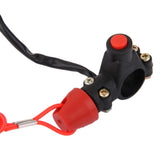 Maxbell 6xUniversal Engine Stop Kill Tether Switch Lanyard for ATV Racing Emergency