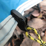 Maxbell 10 x Awning Clamp Tarp Clips Snap Hangers Tent Tighten Tool + Rope Tensioner
