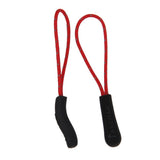 Maxbell 4x10Pcs Reflective Zipper Pull Cord Zip Puller Zip Fastener Zip Slider Red