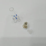 Maxbell 10 Mini Glass Bottle Jars Vials Bottle Pendant DIY Jewelry - Bear shape
