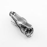 Maxbell Fashion Stainless Steel Dragon Head Pendant Necklace Biker Men's Jewelry