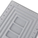 Maxbell 2-style Flocked Bracelet Jewelry Design Bead String Board Organiser Tray Display