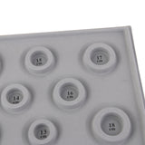 Maxbell 2-style Flocked Bracelet Jewelry Design Bead String Board Organiser Tray Display