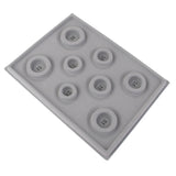 Maxbell 2-style Flocked Bracelet Jewelry Design Bead String Board Organiser Tray Display