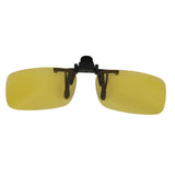 Maxbell 2xNight Vision Polarized Driving Clip-on Flip-up Lens Sunglasses Glasses S