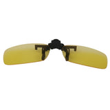 Maxbell 2xNight Vision Polarized Driving Clip-on Flip-up Lens Sunglasses Glasses S