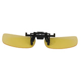Maxbell 2xNight Vision Polarized Driving Clip-on Flip-up Lens Sunglasses Glasses S