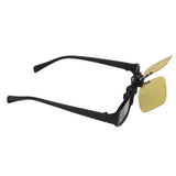 Maxbell 2xNight Vision Polarized Driving Clip-on Flip-up Lens Sunglasses Glasses S