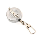 Maxbell 7xSilver Pin-on Retractor Zinger Gear Keeper Stopper for Fishing Travel Hiking