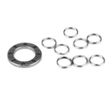 Maxbell Silver Removable UFO buckle Keychain outdoor EDC tool Key Rings