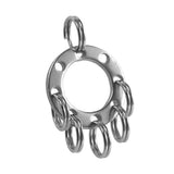 Maxbell Silver Removable UFO buckle Keychain outdoor EDC tool Key Rings