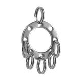 Maxbell Silver Removable UFO buckle Keychain outdoor EDC tool Key Rings