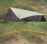 Maxbell 3x1pc Gold Aluminium Alloy Outdoor Camping Tent Pole Connector Buckle