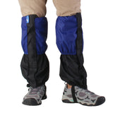 Maxbell 1 Pair Adult's Fleece Thermal Waterproof Snow Gaiters Cover - Blue Black