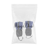 Maxbell 1 Pair Adult's Fleece Thermal Waterproof Snow Gaiters Cover - Blue Black