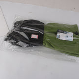 Maxbell 1 Pair Adult's Fleece Thermal Waterproof Snow Gaiters Cover - Green Black