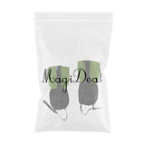 Maxbell 1 Pair Adult's Fleece Thermal Waterproof Snow Gaiters Cover - Green Black