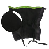 Maxbell 1 Pair Adult's Fleece Thermal Waterproof Snow Gaiters Cover - Green Black