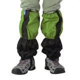 Maxbell 1 Pair Adult's Fleece Thermal Waterproof Snow Gaiters Cover - Green Black