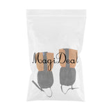 Maxbell 1 Pair Adult's Fleece Thermal Waterproof Snow Gaiters Cover -Orange Black