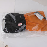Maxbell 1 Pair Adult's Fleece Thermal Waterproof Snow Gaiters Cover -Orange Black