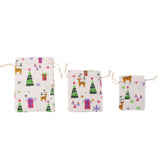 Maxbell 10x Linen Jute Sack Jewelry Pouch Drawstring Gift Bags Xmas Wedding Favour