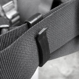 Maxbell 4x5pcs Webbing Clip Buckles For Backpack Adjusting Strap Black 50mm