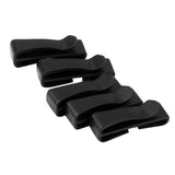 Maxbell 4x5pcs Webbing Clip Buckles For Backpack Adjusting Strap Black 50mm