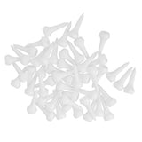 Maxbell 6x50pcs White Plastic Golf Tees 35mm Golfer Accessories