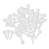 Maxbell 6x50pcs White Plastic Golf Tees 35mm Golfer Accessories