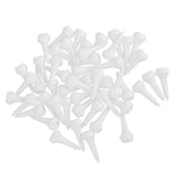 Maxbell 20x50pcs White Plastic Golf Tees 35mm Golfer Accessories