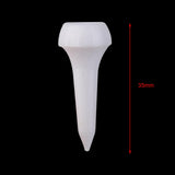 Maxbell 6x50pcs White Plastic Golf Tees 35mm Golfer Accessories