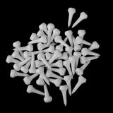 Maxbell 6x50pcs White Plastic Golf Tees 35mm Golfer Accessories