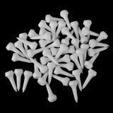 Maxbell 16x50pcs White Plastic Golf Tees 35mm Golfer Accessories