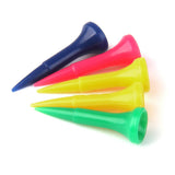 Maxbell 2x 50pcs Mixed Colors Plastic Graduated Golf Tees 40mm Golfer Accessories