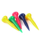 Maxbell 10x 50pcs Mixed Colors Plastic Graduated Golf Tees 40mm Golfer Accessories