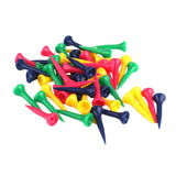 Maxbell 4x 50pcs Mixed Colors Plastic Graduated Golf Tees 40mm Golfer Accessories