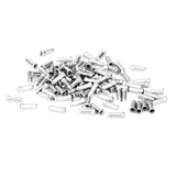 Maxbell 15x100x Bicycle Bike Shifter Brake Cable Tips Caps End Crimp Protector Silver