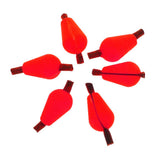 Maxbell 3x6Pcs Float Foam Strike Indicator For Fly Fishing Red