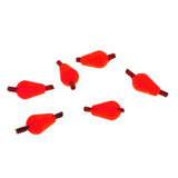 Maxbell 4x6Pcs Float Foam Strike Indicator For Fly Fishing Red